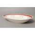 Porcelāna ovals šķīvis, trauks, PFF, 1950-60-e gadi